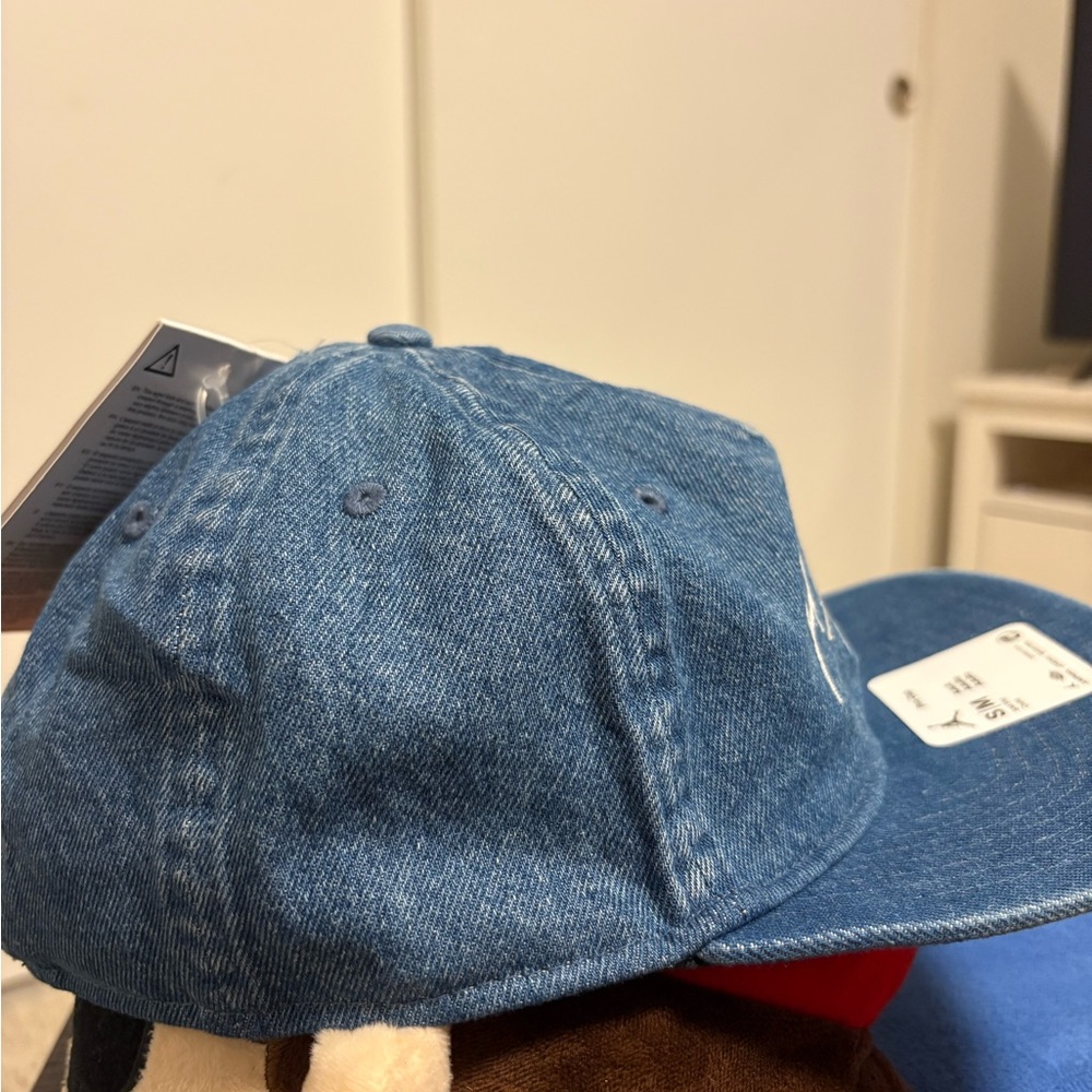 Jordan Denim Blue Cap with White Logo - Picture 3 of 8